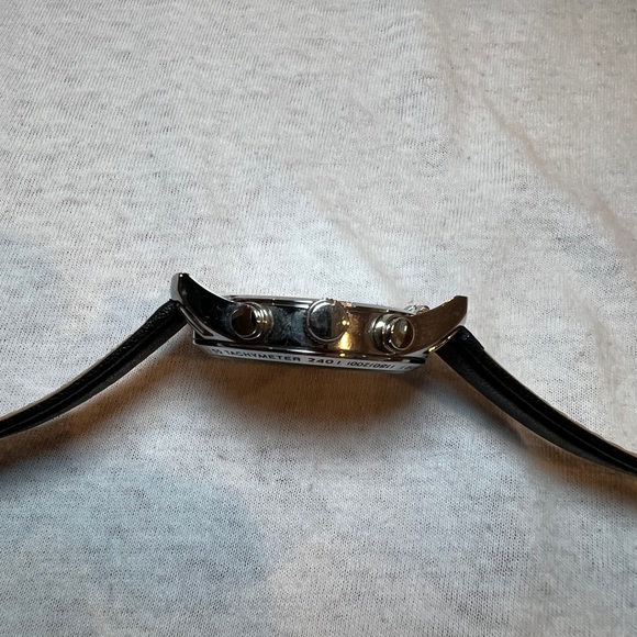 Haurex Talento Men’s Watch Model 1A367UNN with Vera  Pelle black leather band - Picture 15 of 15